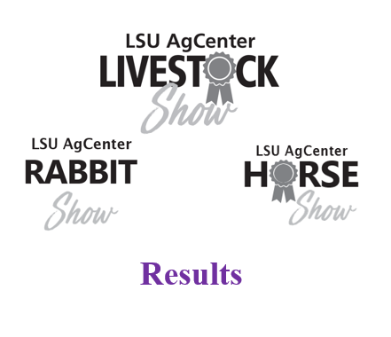 LSU AgCenter State Shows' Results